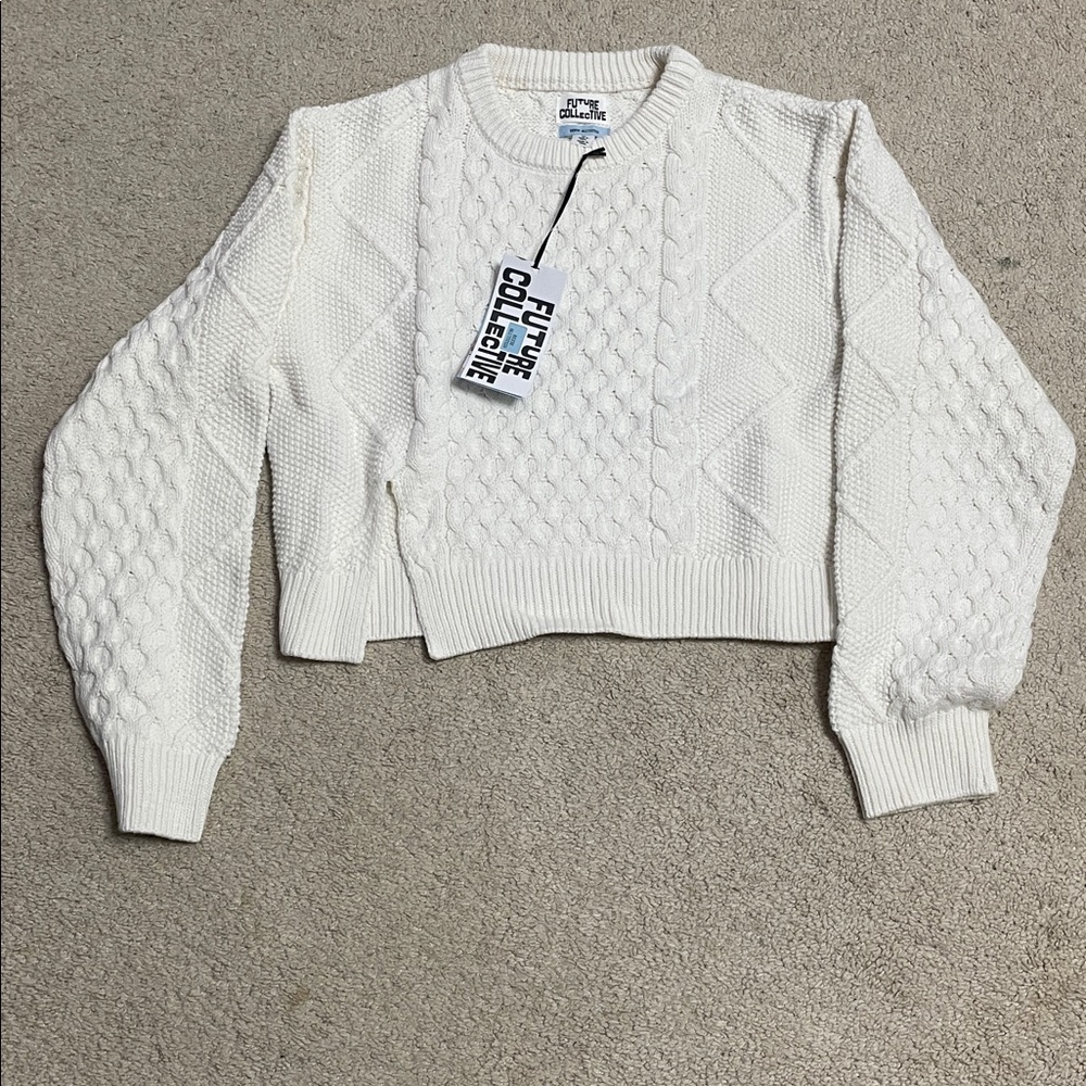 Future Collective Cable Knit Sweater